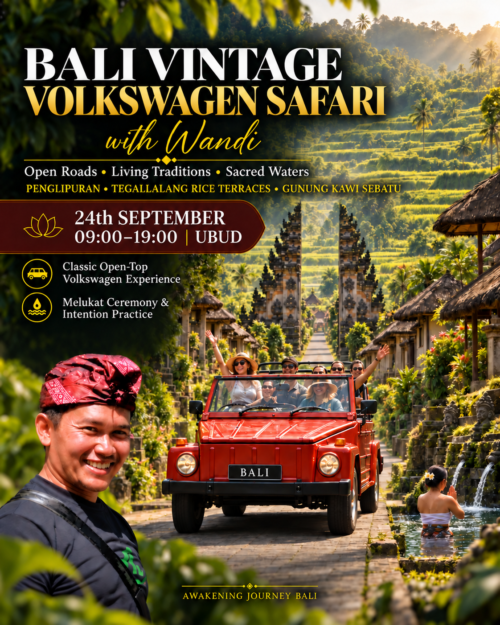 Bali Open-Top Volkswagen Safari & Living Traditions Daily Tour
