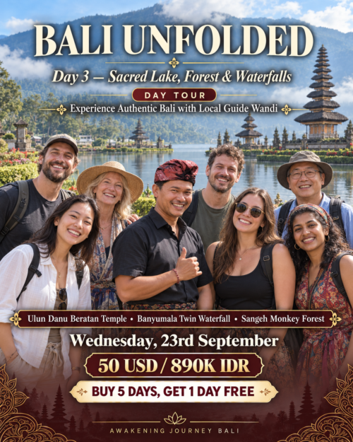 Day 3 - The Floating Temple & Sacred Waters Of Bali - Day Tour