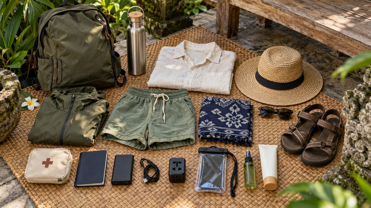 Essential items to pack for a Bali trip